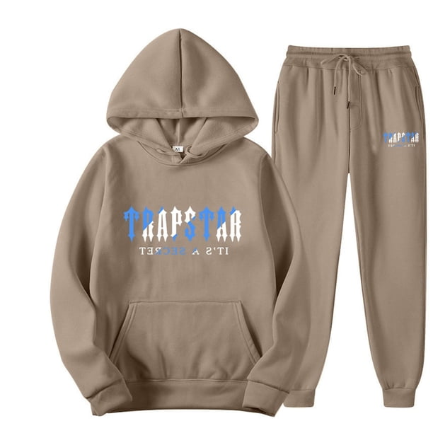 Conjunto de chándal para hombre, sudadera con capucha, ropa deportiva, sudaderas de manga larga, pantalones con capucha, ropa deportiva, traje deportivo informal para correr, dos piezas