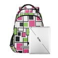 thumbnail image 7 of FORMRS Unisex Backpack Elementary School Travel Bookbag with Reflective Stripes, Abstract Geometric, 7 of 7