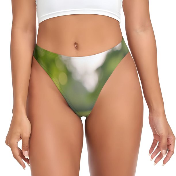 Balery golf ball perched on a tee Tangas de Algodón para Mujer con Estampado – Ropa Interior Sexy, Transpirable, G-string-3X-Large