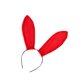 thumbnail image 2 of EeaseMX Cosplay Rabbit Ear Hair Hoop Fashion Tocado Accesorio creativo para el cabello Performance Party Hairband (Rojo), 2 of 7