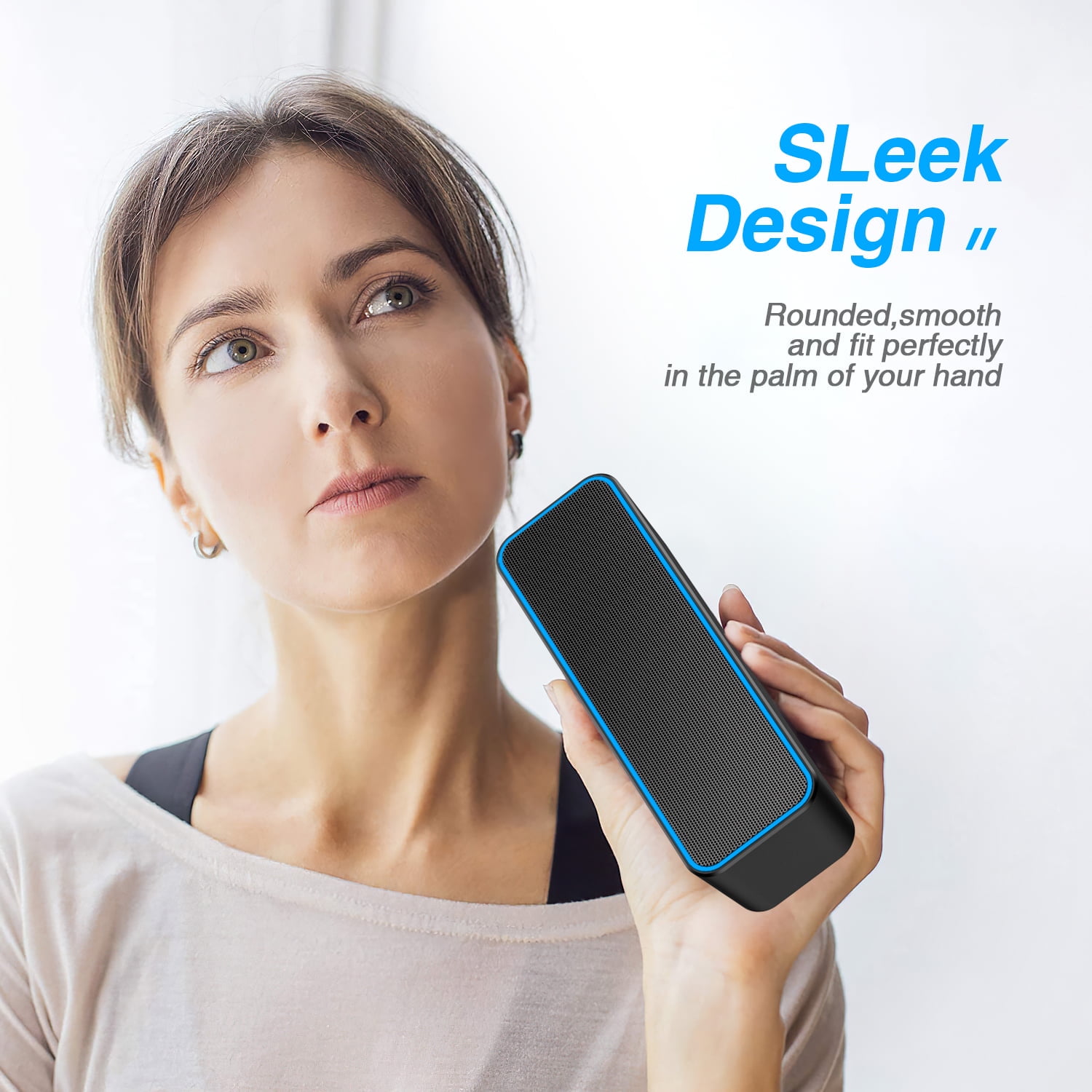 HL Bluetooth Speakers, 20W IPX7 Waterproof Speaker Wireless Bluetooth-V5.0, HiFi Stereo Sound, 1000mins Playtime, Portable Speaker for Home, Outdoor, Party