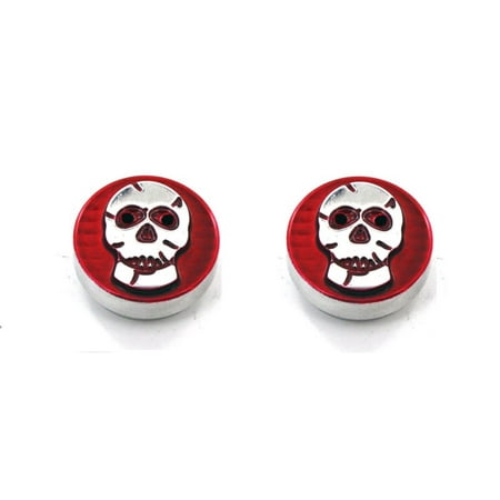 UPC 660936013873 product image for All Sales Interior Dash Knobs (set of 2)- Skull Red | upcitemdb.com