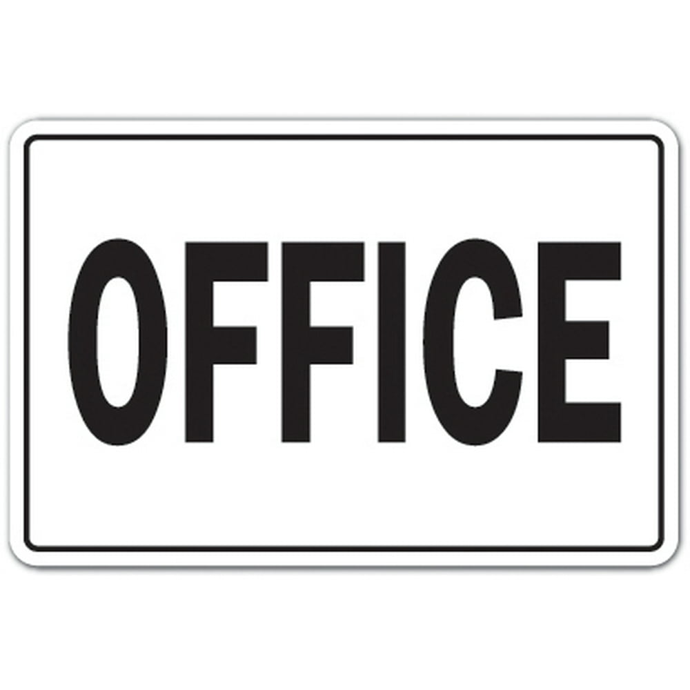Office Novelty Sign | Indoor/Outdoor | Funny Home Décor for Garages