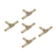 thumbnail image 4 of Conector en T de púas de latón Soledad 3 piezas 4-4-4 mm 6-6-6 mm 8-8-8 mm 10-10-10 mm 12-12-12 mm, 4 of 6