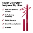 thumbnail image 3 of Delineador de labios Revlon Colorstay 675 Red Longwear con afilador, 3 of 9