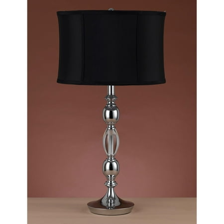 - Cal Lighting BO-2079TB Canora Crystal / Metal Table Lamp