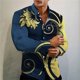 thumbnail image 1 of Camisas con estampado floral en 3D, camisas hawaianas de manga larga a la moda para hombre, blusas de playa de verano, ropa para hombre, cuello vuelto, 1 of 6