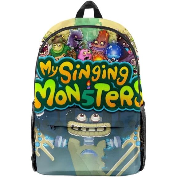 My Singing Monsters Game Backpack Large Capacity Laptop Backpack Travel Backpacks For Unisex