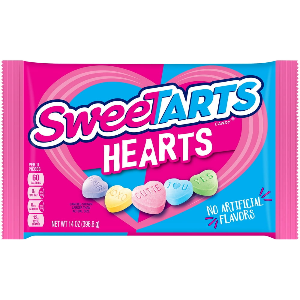 SweeTARTS Hearts Hard Candy, 14 Oz.