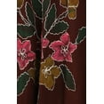 thumbnail image 5 of Sakkas Embroidered Painted Floral Cap Sleeve Rayon Dress - Brown - One Size, 5 of 5