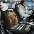 thumbnail image 2 of Uorisanigo Car Seat Covers Front Seats Only, Easy to Install Highland Cow Aztec Cover Set, Soft and Comfortable Accessories Auto Trucks Van SUV,2 Packs, 2 of 7