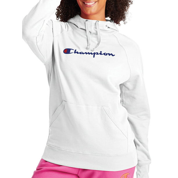 det sidste Store handle Champion Women's Powerblend Graphic Fleece Pullover Hoodie - Walmart.com