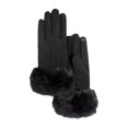 thumbnail image 1 of Guantes de invierno para mujer Guantes con pantalla táctil Guantes térmicos a prueba de viento Guantes suaves y cálidos de piel sintética para exteriores, 1 of 8