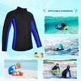 thumbnail image 7 of REALON Kids Wetsuit Top Jacket for Boys Girls Toddler Youth, Children's Wet Suit Shirt Neoprene 3mm Long Sleeve Swimsuit for Swimming Surfing Water Sports, 7 of 7