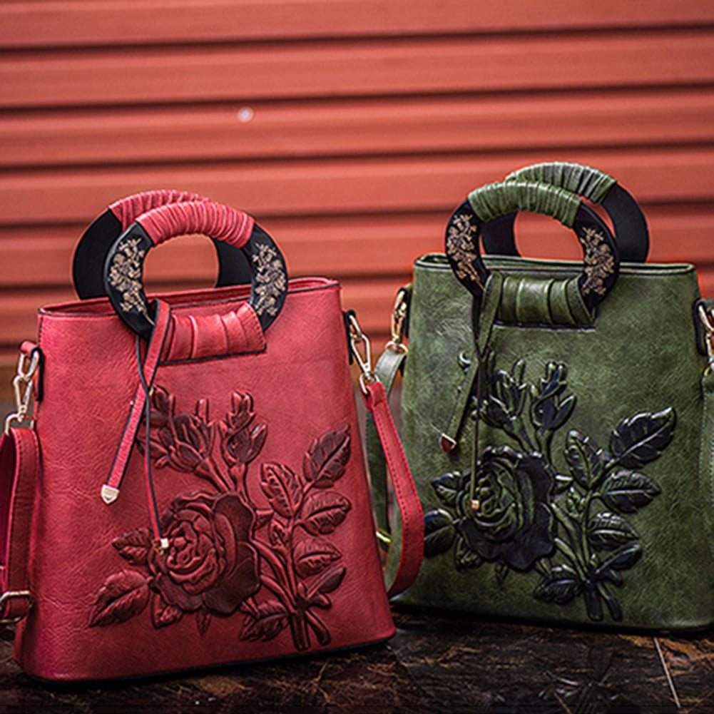 Luxury faux leather handbags best sale