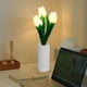 thumbnail image 4 of Hogar y cocina, Luces LED, Lámparas de tulipanes, Lámpara de escritorio LED Simulación Tulipanes Noche con Jarrón, Lámpara de mesa Adornos para el hogar Sala de estar Decoración de escritorio para la, 4 of 6