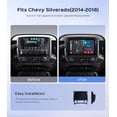 thumbnail image 2 of Radio de coche estéreo de 10,2 pulgadas para Chevy Silverado GMC Sierra 2014-2018, 2 of 6