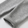 thumbnail image 4 of Girls Cardigan Sweater School Uniforms Toddler Long Sleeve Button Knit Solid Sweaters Tops Gray 3-4 Years, 4 of 6