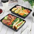 thumbnail image 6 of 50-Pack Meal Prep Containers Reusable To-Go Food Plastic Bento Boxes Storage Lunch Box, 6 of 7