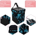 thumbnail image 2 of Print Mini Trash Can Car Garbage Can Trash Can for Car - Foldable, with Lid, Leak-Proof, Hanging Storage Bag, 2 of 6