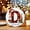 D, variant on Initial Ornaments for Christmas Tree,Personalized Christmas Tree Ornaments - 26 Letter Custom Decor, Festive DIY Hanging Pendants