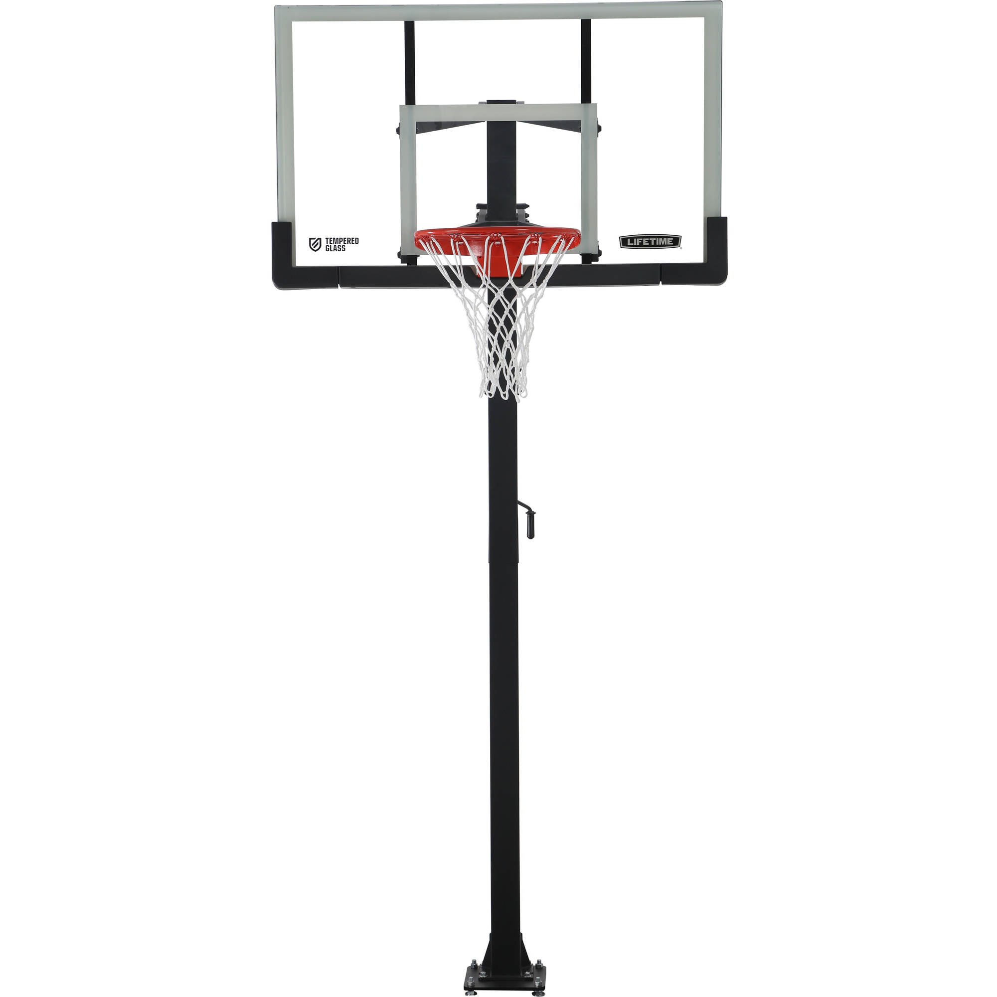 Lifetime 71799 Adjustable In-Ground Basketball System with Shatterproof Backboard for sale online 
