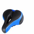 thumbnail image 1 of Reayehane Saddle City Saddle Ultra Soft Cushion Thicker Saddle Seat Thickened Wide Absorb Saddle With High Reflective Stripe (Blue ), 1 of 5