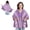 Pink, variant on MecTo Wearable Blanket -Drape and Go No Sleeves- Lightweight Warm Wrap Shawl - Lap Blanket -Christmas Gift for Grandma and Mom