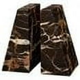 thumbnail image 2 of Marble Crafter BE20-BG Zeus Bookends, Black & Gold Marble, 2 of 2