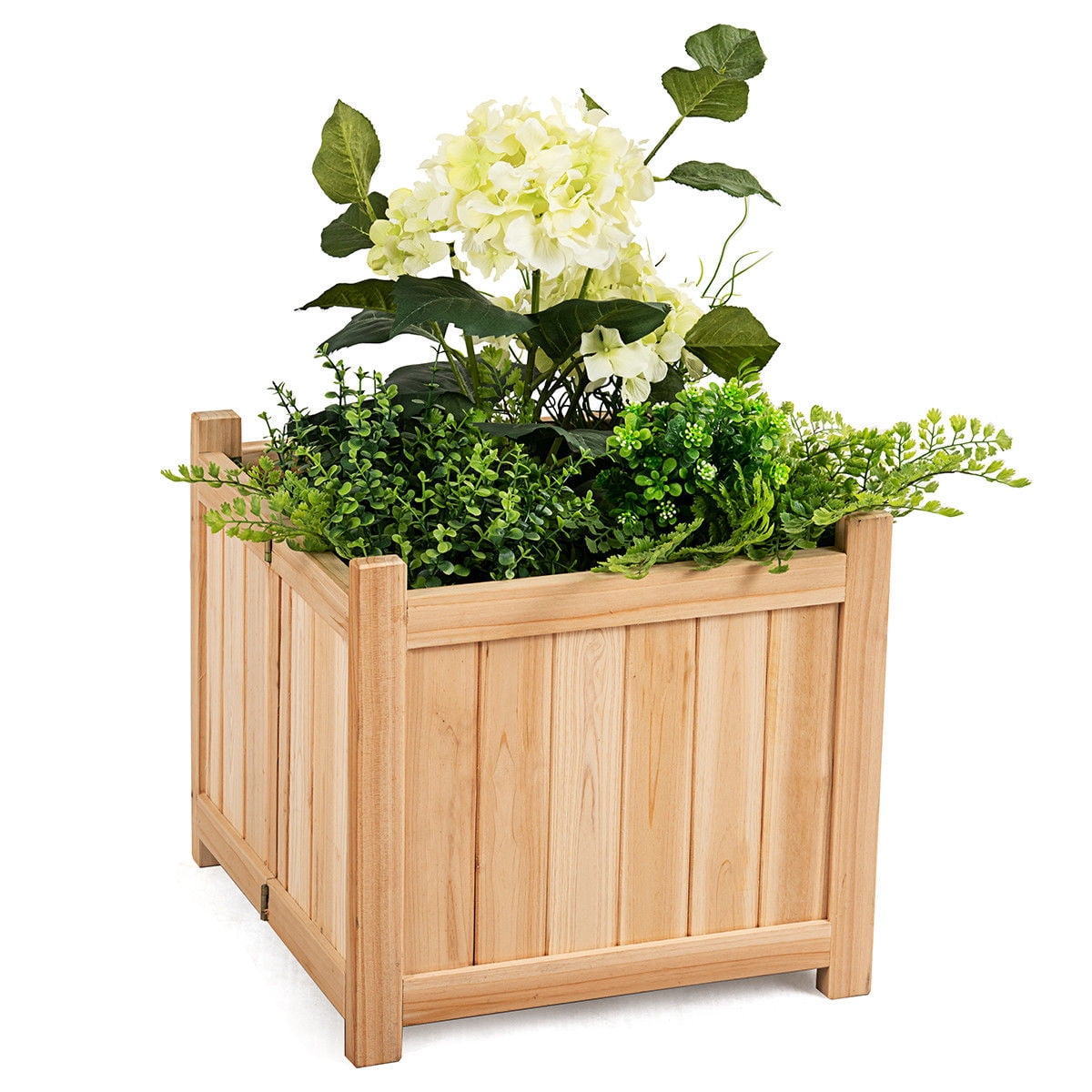 Plant Pot Holder Planter Container Box, Wooden Containers For Flowers