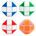 thumbnail image 3 of Magic Ruler 24 Wedges Magic Snake Cube Twist Puzzles Juguetes para niños (Azul) Ndcxsfigh  Nuevos Originales, 3 of 5