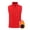 New-Red, variant on PNTUTB Fall Winter Men's Vest Jacket Full Zip Stand Collar Sleeveless Coat Solid Color Casual Comfort Warm Daily Outerwear with Zip Pockets