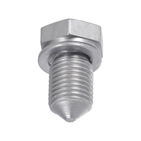 Oil Drain Plug Pan Thread Repair No.N90813202 for Audi A3 2006-2016 Metal Silver Tone 1 Pc