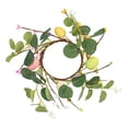 thumbnail image 2 of Small Easter Wreath, 7 inch Mini Easter Wreath for Front Door, Mini Spring Artificial Easter Egg Wreath with Ribbon Bow, ideal for Window Home Table Centerpiece Farmhouse Decor, 2 of 9