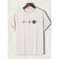 thumbnail image 3 of Men's Trendy Casual Sports Tee - Crew Neck, Machine Washable - Perfect for Summer, 3 of 8