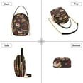 thumbnail image 3 of FORMRS Crossbody Bag for Women Quilted Travel Shoulder Cell Phone Purse with Chain Strap Handbag, Chocolate Cakes, 3 of 7