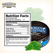 Smokey Mountain Original Pouches - Arctic Mint - Tobacco Free and Nicotine Free - 5 Can Box - 20 Per Can