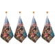 thumbnail image 1 of Toallas de mano Encanto para baño, toallas faciales de algodón suaves y absorbentes para spa, baño, gimnasio, cocina, juego de toallas de mano decorativas a cuadros, 4 piezas, 1 of 6