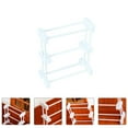 thumbnail image 4 of Shisuyan Dollhouse Landscape Miniature Towel Rack Model White 1Set for Photo Prop, 4 of 8