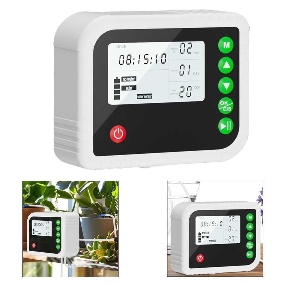 Automatic Indoor Plant Watering System Drip Irrigation Kit with Adjustable Timers for Personalized Care of Up to 15 Pots
