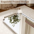 thumbnail image 4 of BEAUTYPEAK 24"x36" Arched Bathroom Mirror with Curved Top Modern Decorative Wall Mirror with Deep Frame, Silver, 4 of 6