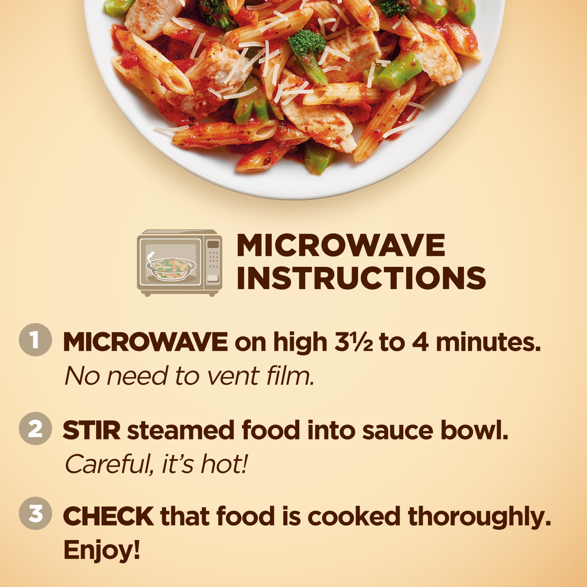 Healthy Choice Cafe Steamers Grilled Chicken Marinara With Parmesan, High Protein Frozen Meal, 9.5 oz. Bowl