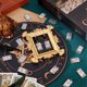 thumbnail image 4 of 1 caja de 30 amuletos de tarot de 5 estilos diferentes: amuletos de cartas de tarot, amuletos de ojo turco, luna y estrella, amuletos de ouija rectangulares., 4 of 9