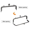 thumbnail image 5 of Uxcell Metal Purse Frames, 8.1" 4Pack Kiss Lock Clasp Frame for Coin Bags Sewing DIY, Black, 5 of 6