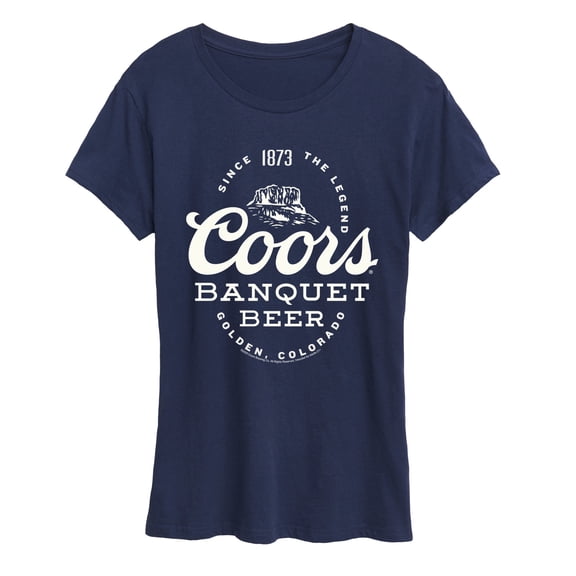 Coors - Banquet Beer - Women's Short Sleeve Graphic T-Shirt
