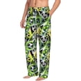 thumbnail image 2 of Disketp Football Doodle Men's Pajama Pants - Ultra Soft Fleece Sleep and Lounge Pants (Size: S-XXL), 2 of 6