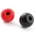 thumbnail image 2 of Unique Bargains 2PCS 40mm Height 40mm Dia M12 Thread Black Industrial Handgrip Ball Knob, 2 of 4