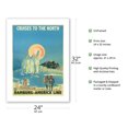 thumbnail image 2 of Cruises to the North - North Pole and the Arctic - Hamburg-American Line HAPAG - Vintage Ocean Liner Travel Poster by Albert Füss c.1936 - Bamboo Fine Art 290gsm Paper Print (Unframed) 24x32in, 2 of 4