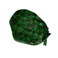 thumbnail image 2 of Fall Nurse Hat for Women, Adjustable Scrub Cap with Ponytail, Halloween Hair Cover for Work, Shower, Salon, Spa, Home, Soft Breathable Cap Dark Green, 2 of 3