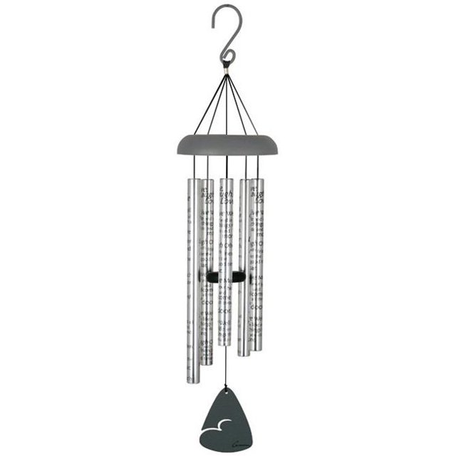 30 in. Signature Sonnet Windchime - Live Laugh Love